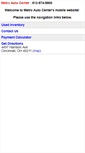 Mobile Screenshot of metroautocenteronline.com